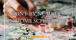 painting by numbers in homeschooling