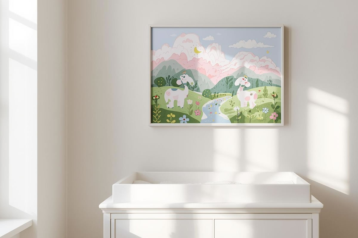 paint by numbers nursery artwork