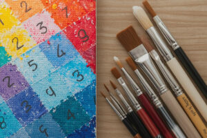 paint by numbers artist brushes