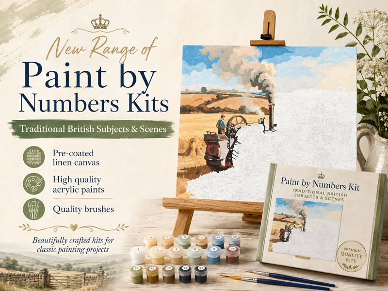 new range of paint by numbers for adults