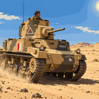 Military: Desert Rats Stuart Tank Patrol