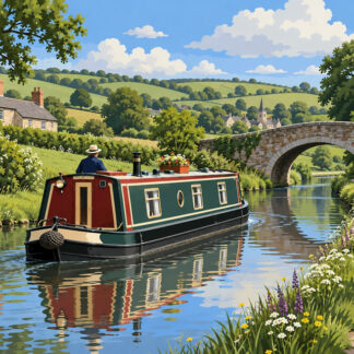 Canals: English Countryside Canal Dreamscape