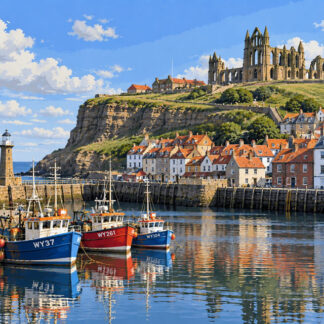 Coastal: Harbour beneath the Abbey