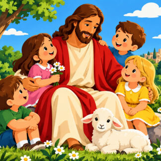Nursery: Jesus and Friends in the Garden