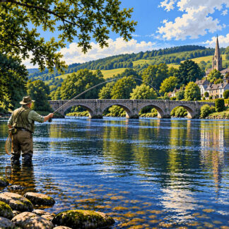 Rivers: Sunlit Riverside Fly-Fishing Escape Rivers: Sunlit Riverside Fly-Fishing Escape