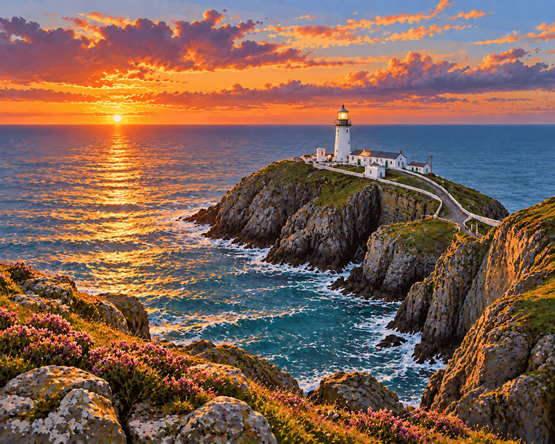 Sunset at South Stack