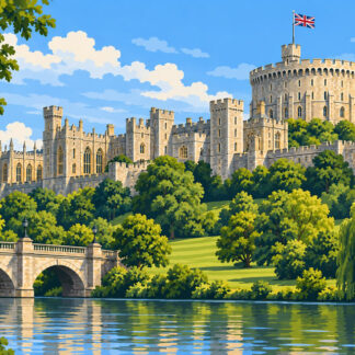 Famous Buildings: Windsor in Summer Light