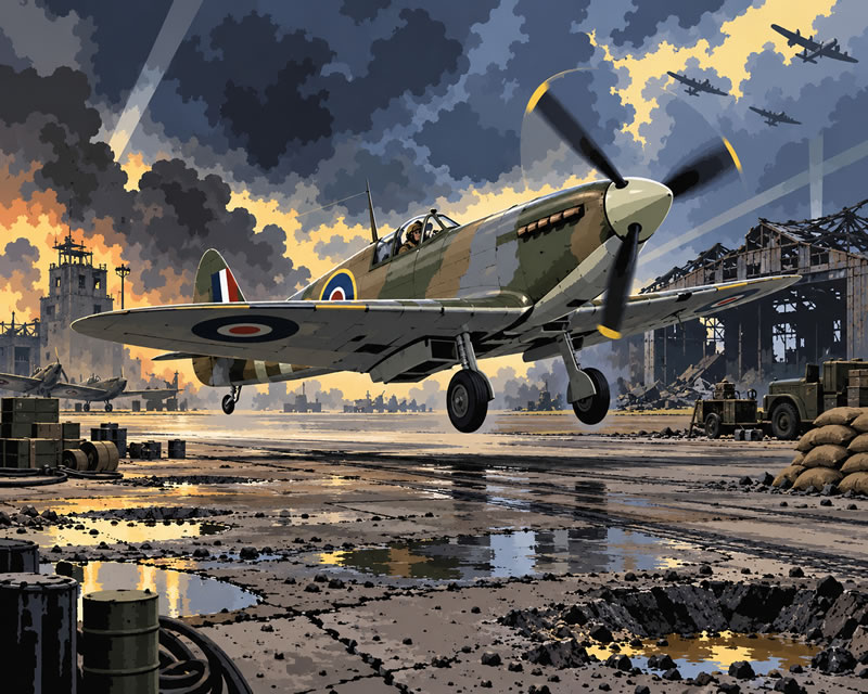 Wings Over the Burning Dawn