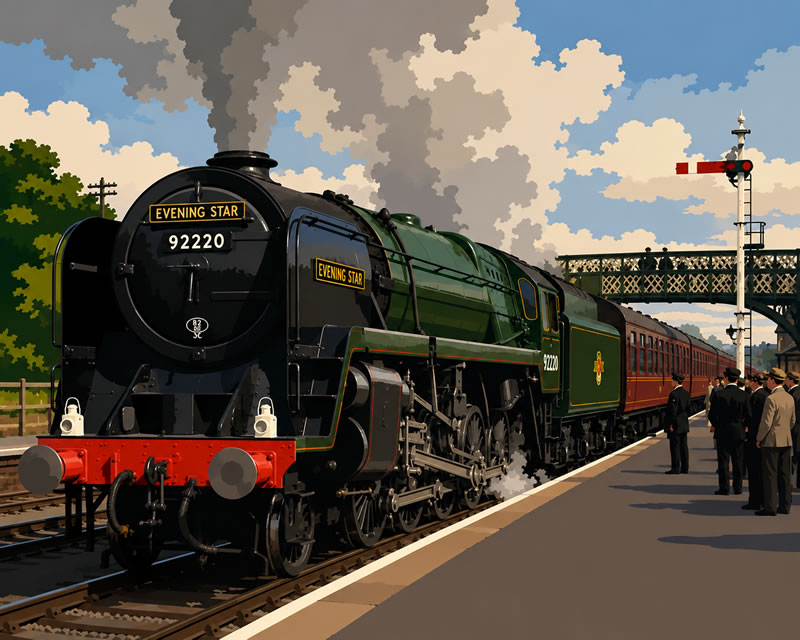 Evening Star Steam Train