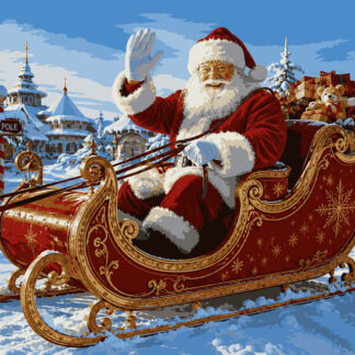 Christmas: Father Christmas on Sledge