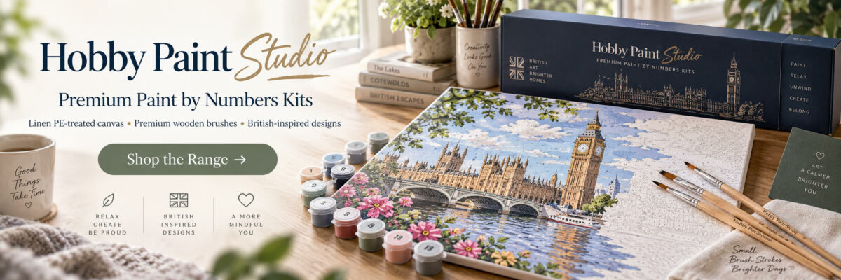 premium paint by numbers - hobby paint studio