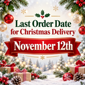 Christmas delivery deadline: November 12th