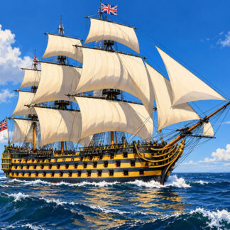 Ships: HMS Victory Under Full Sail
