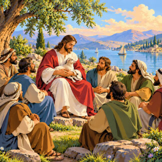 Christian: Jesus and Disciples by the Lakeside Christian: Jesus and Disciples by the Lakeside